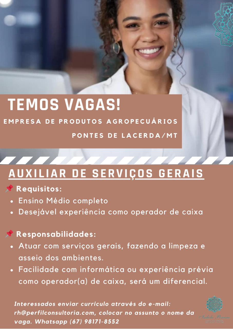 Tem interesse? Vagas em MS e até MT vão de perfumista à coordenador de telemarketing