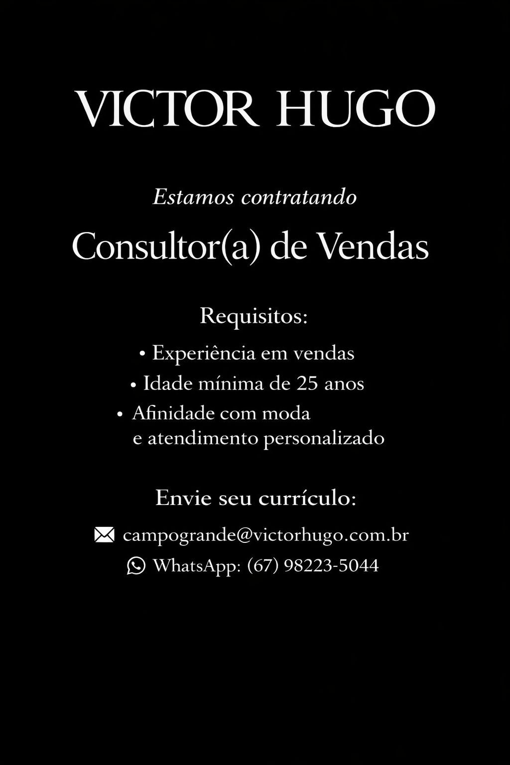 ‘Made In MS emprega’: confira vagas disponíveis em Campo Grande e no interior