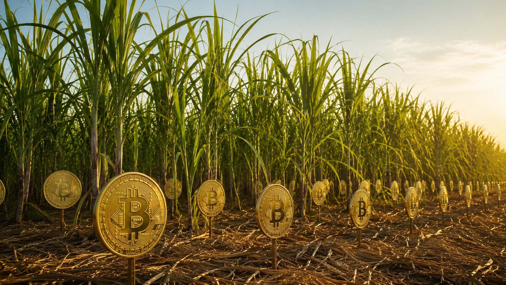 Bitcoin de cana: gigante global começa a minerar criptomoeda em usina de MS