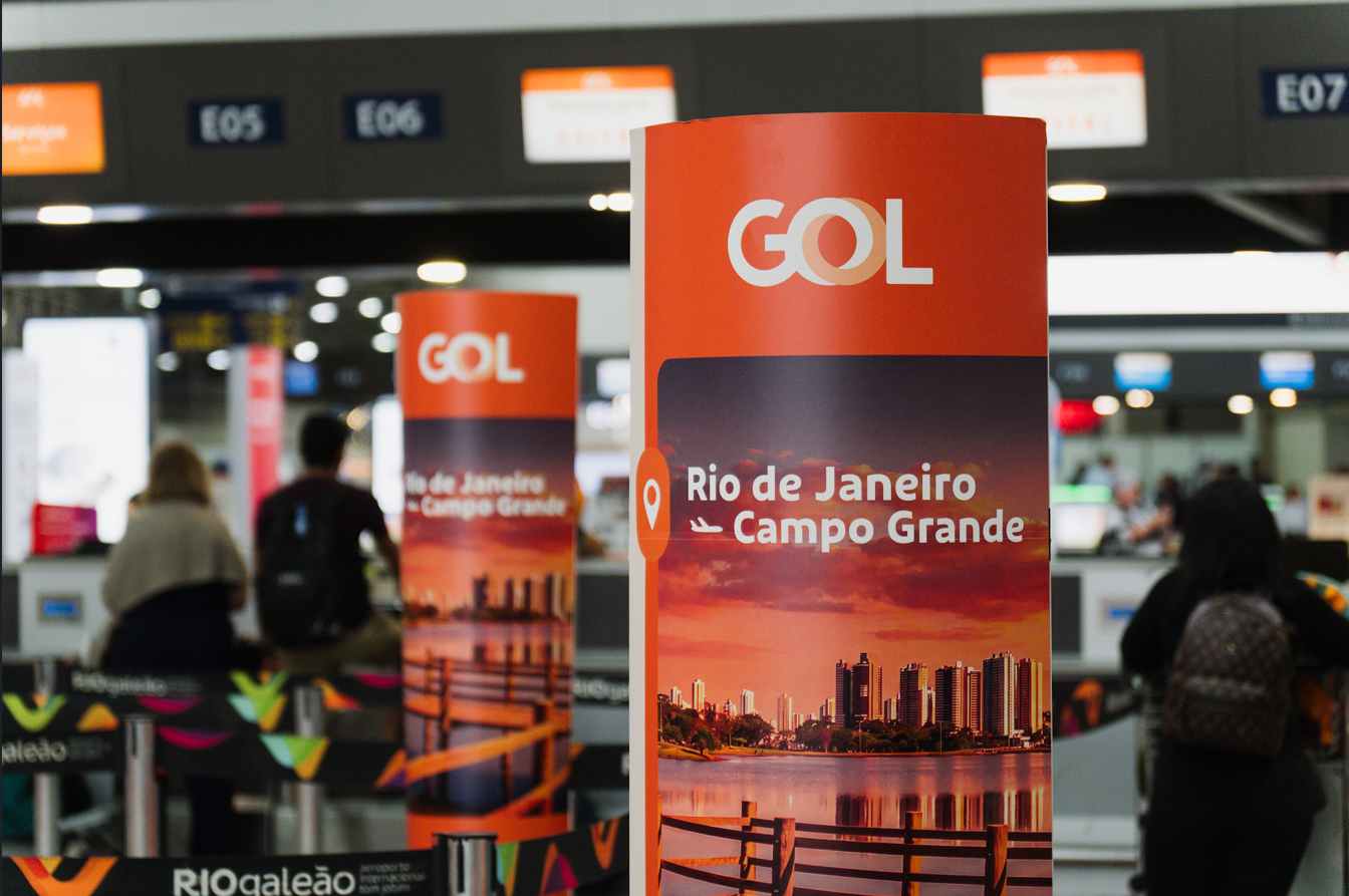 GOL retoma voos diretos entre Campo Grande e Rio após 11 anos